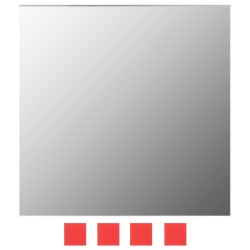 Ensemble de miroirs muraux carrés 7 pcs Verre 635752635752