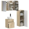 Ensemble de mobilier de salle de bain 4 pcs Chêne Sonoma 635753635753