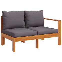 Salon de jardin avec coussins 4 pcs bois d'acacia massif 635759635759