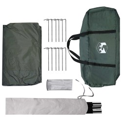 Tarp de camping résistant à l'eau Vert armée 550 x 400 x 230 cm 635760635760