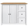 Chariot de cuisine PANAMA 2 pcs Blanc et Cire de Miel 635762635762