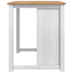 Chariot de cuisine PANAMA 2 pcs Blanc et Cire de Miel 635762635762
