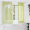 Rideaux en voile à œillets 2 pcs vert pomme 635765635765