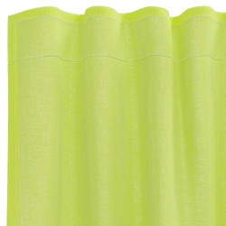 Rideaux en voile à œillets 2 pcs vert pomme 635765635765
