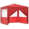 Tente de fête Rouge 250 x 250 x 240 cm PE et acier 635767635767