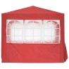 Tente de fête Rouge 250 x 250 x 240 cm PE et acier 635767635767