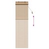 Store enrouleur Marron 50 x 220 cm Bambou 635769635769