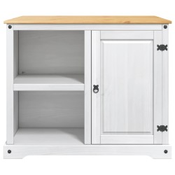 Chariot de cuisine 2 pcs Blanc et Cire de Miel Pin massif 635771635771