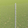 Clôture en fil soudé avec poteaux 10 x 1,5 m Acier galvanisé 635772635772