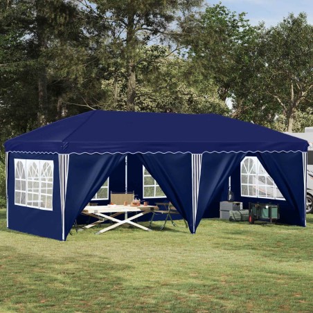 Tente de fête pop-up 575 x 288 x 245 cm Bleu 635778635778