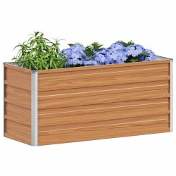 Jardinière surélevée Marron Clair 100 x 40 x 45 cm 635780635780