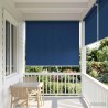 Store enrouleur extérieur à 90% de blocage UV Bleu 80 x 140 cm 635781635781
