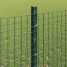 Clôture en fil soudé avec poteaux 25 x 1,2 m Vert Maille 635790635790