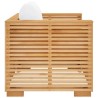 Fauteuil de jardin avec coussins crème Bois de teck massif 635791635791