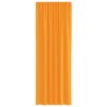 Rideaux en voile à œillets 2 pcs orange 635792635792