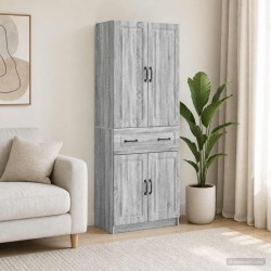 Ensemble de Meubles 2 pcs Sonoma gris Bois d'ingénierie 635795635795