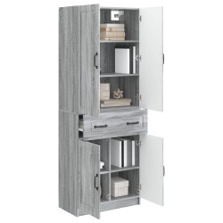 Ensemble de Meubles 2 pcs Sonoma gris Bois d'ingénierie 635795635795