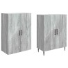 Ensemble de Meubles 2 pcs Sonoma gris 66 x 34,5 x 89,5 cm 635796635796