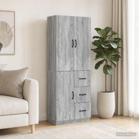 Ensemble de Meubles 2 pcs Sonoma gris Bois d'ingénierie 635797635797