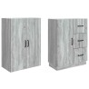 Ensemble de Meubles 2 pcs Sonoma gris Bois d'ingénierie 635797635797