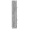 Ensemble de Meubles 2 pcs Sonoma gris Bois d'ingénierie 635797635797