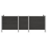 Clôture de poubelle Gris 315 x 85 x 115 cm Aluminium et WPC 635805635805