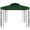 Pavillon 3 x 3 x 2,68 m Vert Polyester et Acier 635806635806