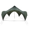 Tente de fête Vert armée 400 x 400 x 320 cm Polyester et Acier 635809635809