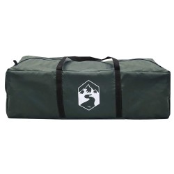 Tente de fête Vert armée 400 x 400 x 320 cm Polyester et Acier 635809635809