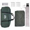 Tente de fête Vert armée 400 x 400 x 320 cm Polyester et Acier 635809635809