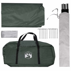 Tente de fête Vert armée 500 x 500 x 350 cm Polyester et Acier 635811635811