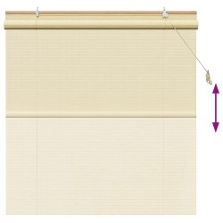 Store enrouleur Naturel 160 x 160 cm Bambou 635812635812