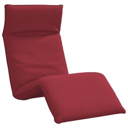 Transat pliant rouge vin 175 x 54 x 8,5 cm tissu Oxford 635818635818