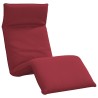 Transat pliant rouge vin 175 x 54 x 8,5 cm tissu Oxford 635818635818