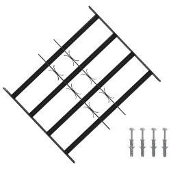 Grille de sécurité pour fenêtres avec 4 barres croisées 3 pcs 635825635825