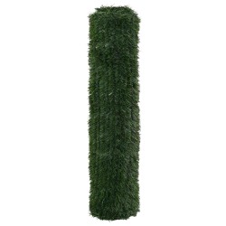 Clôture Artificielle Vert foncé 1,5 x 4 m PVC et Acier 635832635832