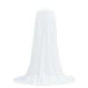 Ciel de lit anti-moustiques 3 pcs 156 mesh Blanc ⌀56 x 220 cm 635835635835