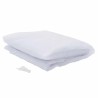 Ciel de lit anti-moustiques 3 pcs 156 mesh Blanc ⌀56 x 220 cm 635835635835