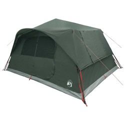 Tente Instantanée avec toit Vert armée 365 x 280 x 200 cm 635836635836