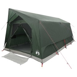 Tente tunnel Vert armée 10 personnes Polyester et Acier 635837635837