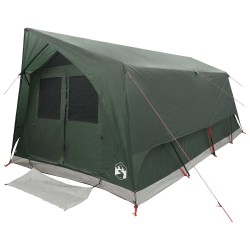 Tente tunnel Vert armée 10 personnes Polyester et Acier 635837635837