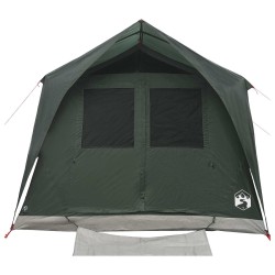 Tente tunnel Vert armée 10 personnes Polyester et Acier 635837635837