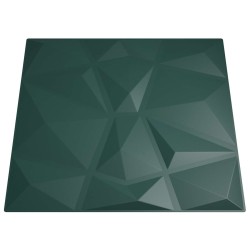 Panneaux muraux 48 pcs Vert 50 x 50 cm Mousse XPS 635843635843