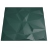 Panneaux muraux 48 pcs Vert 50 x 50 cm Mousse XPS 635843635843
