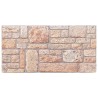 Panneaux muraux 10 pcs Marron clair et blanc 100 x 50 cm 635853635853
