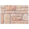Panneaux muraux 10 pcs Marron clair et blanc 100 x 50 cm 635853635853