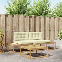 Ensemble de canapés d'extérieur Blanc 79 x 79 x 37 cm Polyester 635866635866