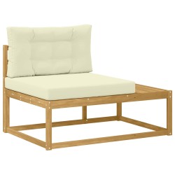 Ensemble de canapés d'extérieur Blanc 79 x 79 x 37 cm Polyester 635866635866