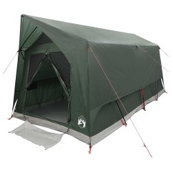 Tente tunnel Vert armée 8 personnes Polyester et Acier 635867635867