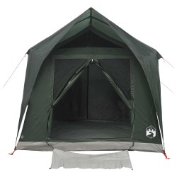 Tente tunnel Vert armée 8 personnes Polyester et Acier 635867635867
